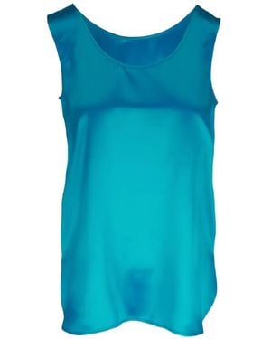 Kiton Scoop-Neck Blouse - Blue