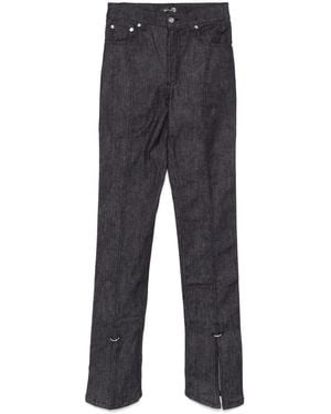 Mugler Jeans mit Piercing - Blau