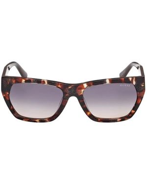 GUESS EYEWEAR Logo-Detail Sunglasses - Brown