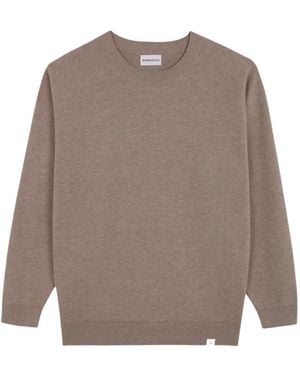 NOWADAYS Raglan-Sleeve Mouline Jumper - Brown