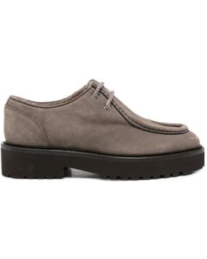 Doucal's Philadelphia Rs Lace-Up Loafers - Brown