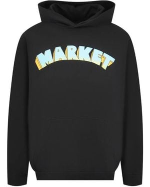 Market Players Club Graphic-Print Hoodie - Black