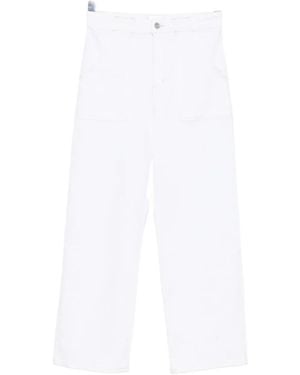 FRAME The Modern Pocket Wide wide-leg jeans - Blanco