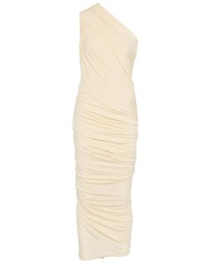 TOVE One-Shoulder Ruched Dress - White