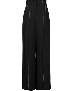 Ulla Johnson Delvine ワイドパンツ - ブラック