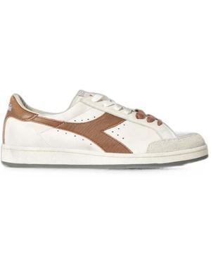 Diadora Heritage Leather Sneakers - White