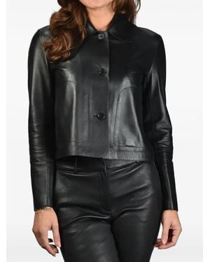 Arma Emy Leather Jacket - Black