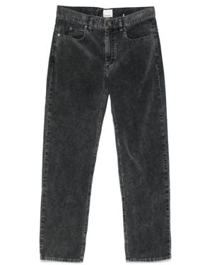 Isabel Marant Hose mit Logo-Patch - Grau