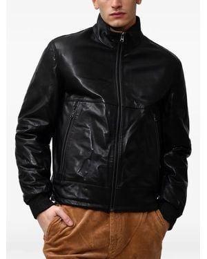 Poche Paris Zip-Up Jacket - Black