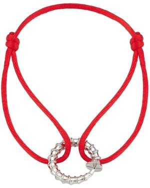 Mateo Screw ブレスレット - レッド