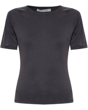 Samsøe & Samsøe Short-Sleeve Fitted Top - Black
