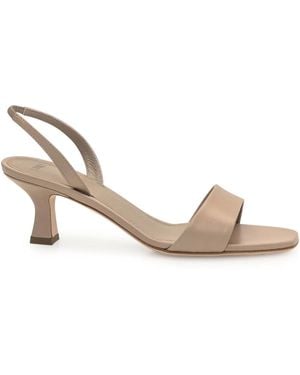 3Juin Giglio Syria Satin Candy Sandal Model in Pink | Lyst