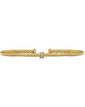 David Yurman 18Kt Flex Centre Bracelet - Metallic