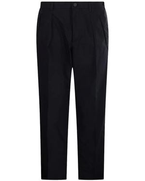 Entre Amis Pleated Trousers - Black