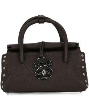 Zanellato Baby Dotta Studded Tote Bag - Black