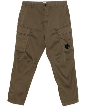 C.P. Company Lens-Detail Cargo Pants - Green