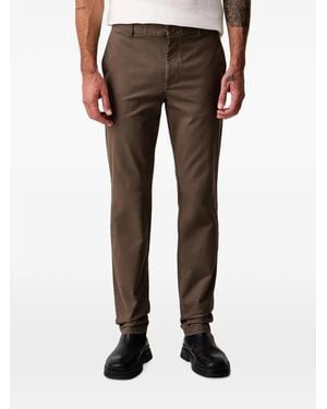 ARMANI EXCHANGE Pantalon Chino À Plaque Logo - Black
