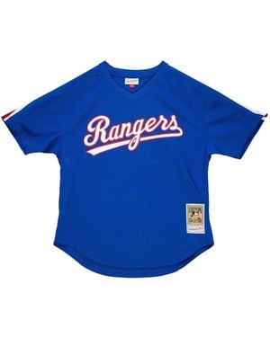 Mitchell & Ness Mlb Rangers 1989 Nolan Ryan T-Shirt - Blue