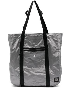 Stone Island Shopper Met Ritszak - Zwart