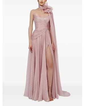 ensley satin maxi dress Carnation Yellow Satin Maxi Dress - US 10