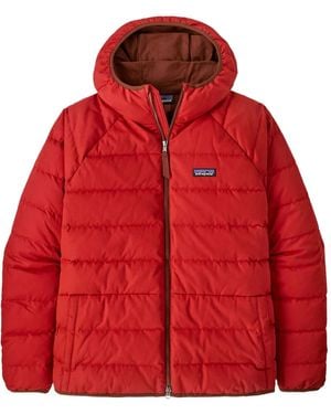 Patagonia Hooded Quilted Jacket - Red
