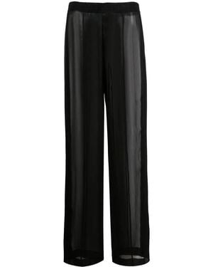 Saint Laurent Gerade Hose - Schwarz