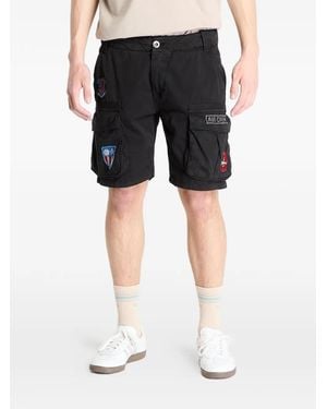 Alpha Industries Cotton Cargo Shorts - Black