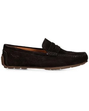Vagabond Shoemakers Lorenzo Suede Penny Loafers - Black