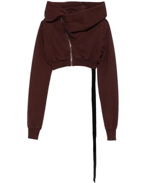 Rick Owens カウルネック スウェットシャツ - ブラウン