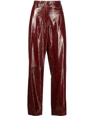 Missoni High-Shine Finish Pants - Red