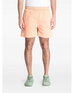 PATTA Frayed-Details Swim Shorts - Orange