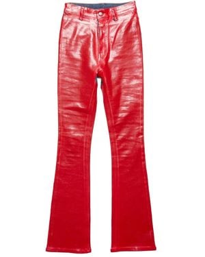 Acne Studios Latex Flared Trousers