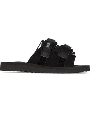 Suicoke 'Moto' Pantoletten - Schwarz