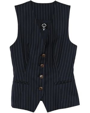 The Upside Jackie Striped Waistcoat - Blue