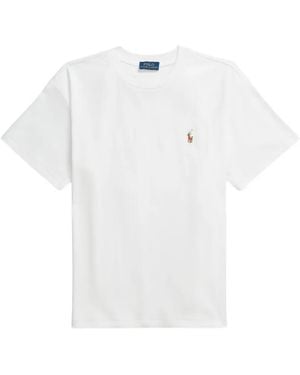 Polo Ralph Lauren Logo-Embroidered T-Shirt - White
