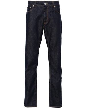 Etro Wide Leg Cashmere Blend Jeans For - Blue