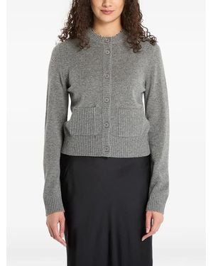 Samsøe & Samsøe Patch-Pocket Cardigan - Gray