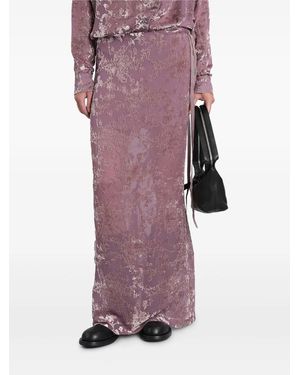 Ann Demeulemeester Eveline Maxi-Rok Met Bloemenpatroon - Roze