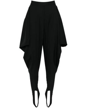 Burc Akyol Foot-Strap Stirrup Pants - Black
