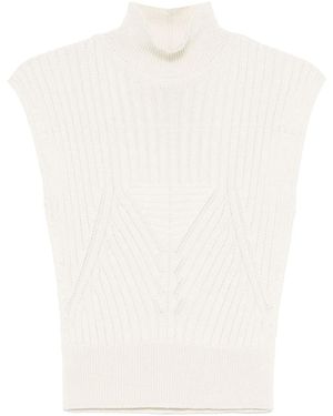 Rick Owens ハイネック トップ - ホワイト