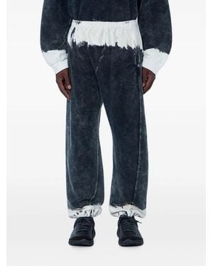 NOMARHYTHM Elasticated-Waist Track Trousers - Blue