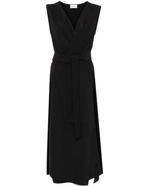 P.A.R.O.S.H. Tied-Waist Blouse - Black
