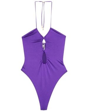 Maison Close Glow Maillot Une Pièce Bustier - Violet