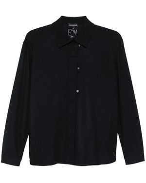 Emporio Armani ボタン シャツ - ブラック