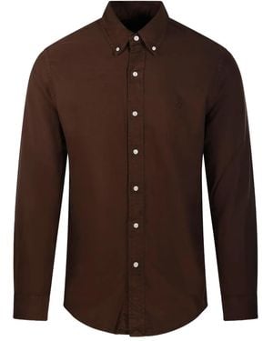 Ralph Lauren Button-Up Long-Sleeve Shirt - Brown