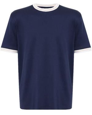 Eleventy Giza T-Shirt - Blauw