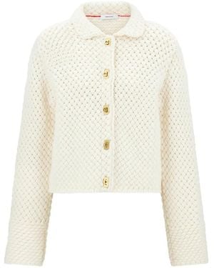 Ferragamo Kastiger Cardigan - Weiß