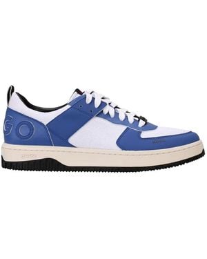 BOSS Logo Panel Sneakers - Blue
