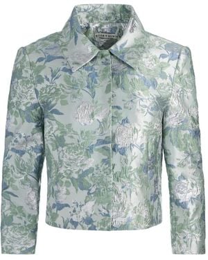 Alice + Olivia Chaqueta Weston Con Motivo Floral - Azul