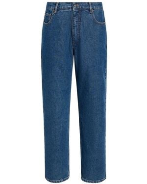 Cinq À Sept Vaqueros Tommy Rectos - Azul